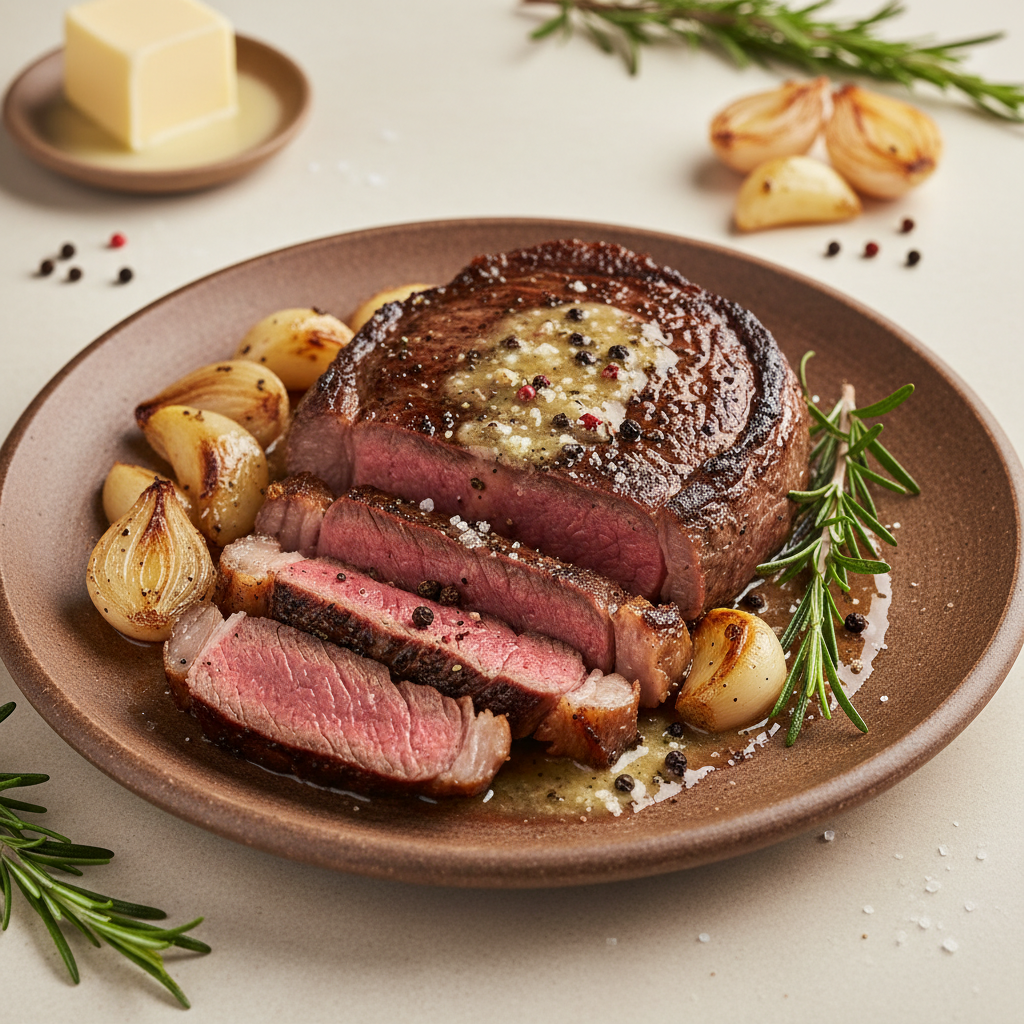 Herb-Basted Pan-Roasted Steak